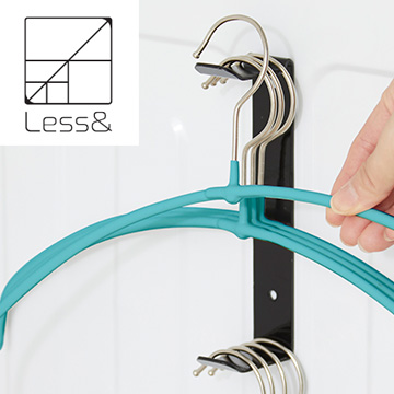 ノンスリップハンガーがからみにくい収納フック